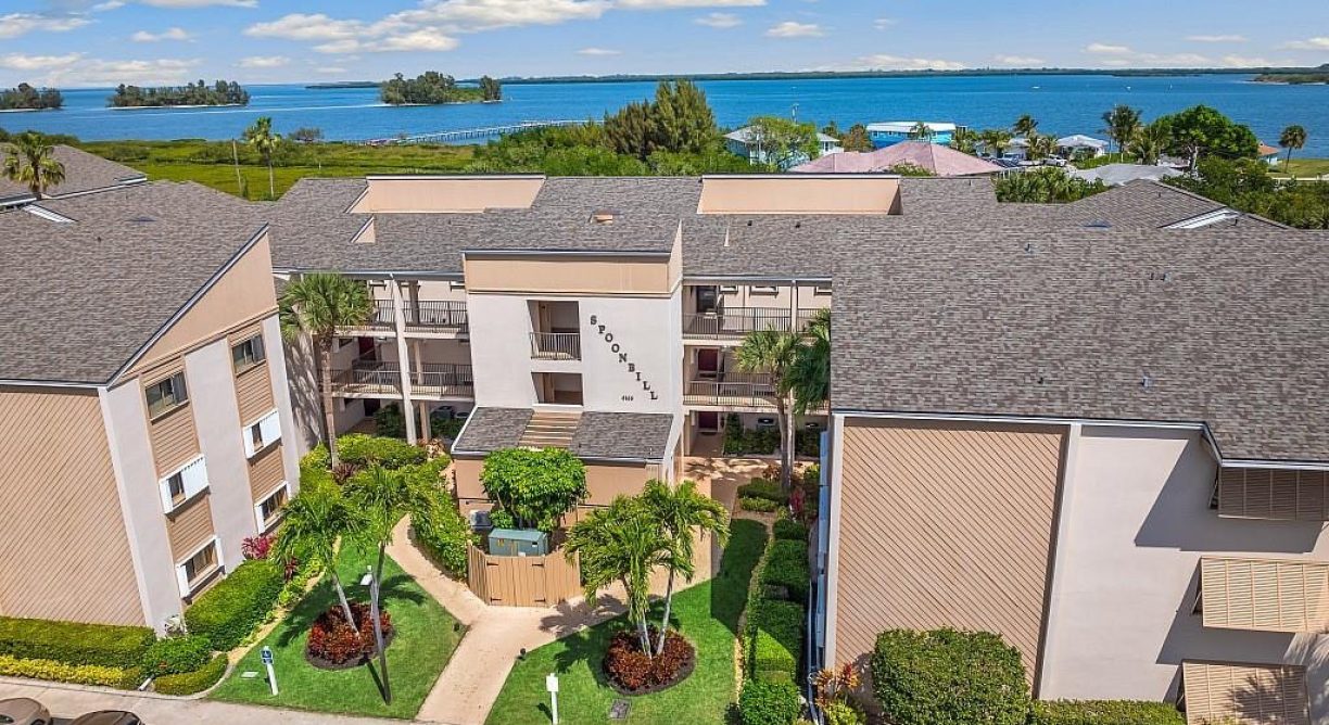 Reflections on the River exterior of building at 6165 S Mirror Lake Drive #106 Sebastian, FL 32958